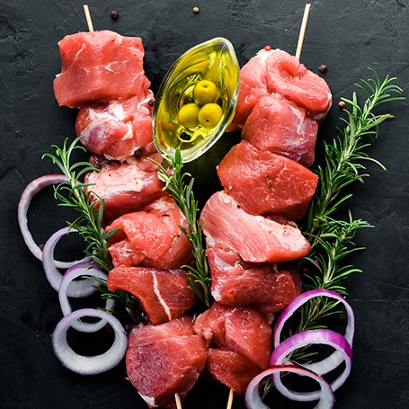 Brochette d'agneau nature | 1Kg