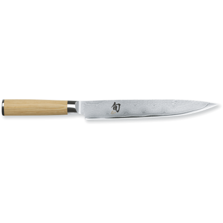 KAÏ - SHUN CLASSIC WHITE- Couteau à trancher 23 cm - DM-0704W