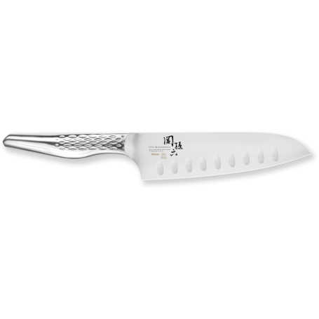 KAÏ - SEKI MAGOROKU SHOSO - Santoku à lame alvéolée 16,5 cm - AB-5157